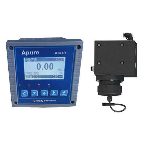 Apure工业浊度仪A10/A20TR盘装在线浊度计悬浮固体污泥浓度控制器