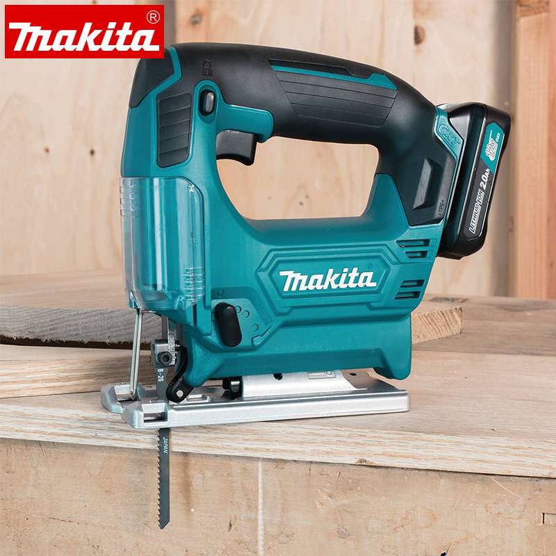 牧田Makita锂电充电式电动曲线锯木工多功能手持切割锯JV101D