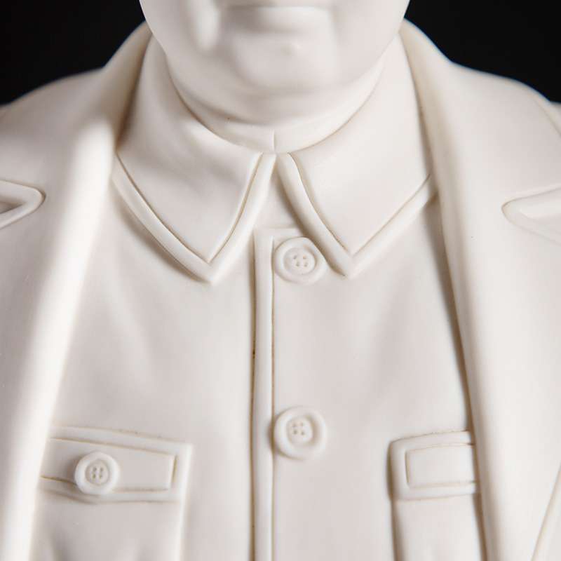 德化陶瓷 为人民服务 桌面摆件客厅装饰玄关电视柜工艺品家居饰品