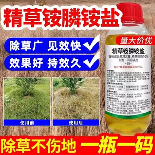 【下单立减50】10.9%精草铵膦铵盐烂根型除草剂荒地田埂开荒WZ