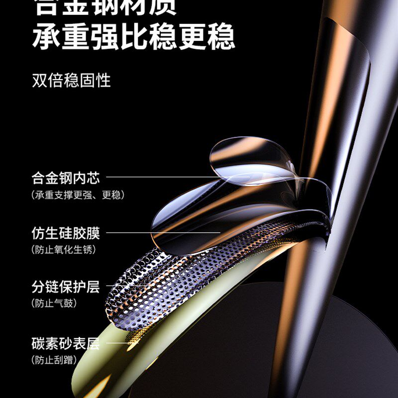专业麦克风支架落地式直播话筒架子圆盘底座电容麦手机一体咪架K