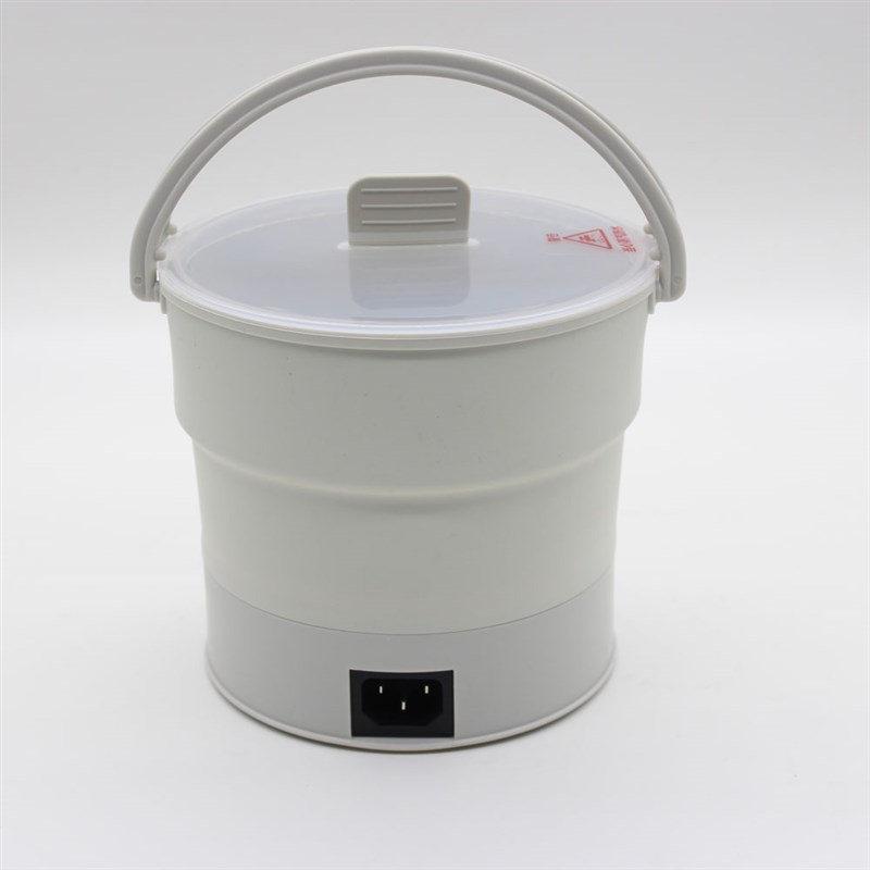 110V220V伏双电压折叠电煮锅便携式电热锅迷你电火锅0.6L升煮面锅