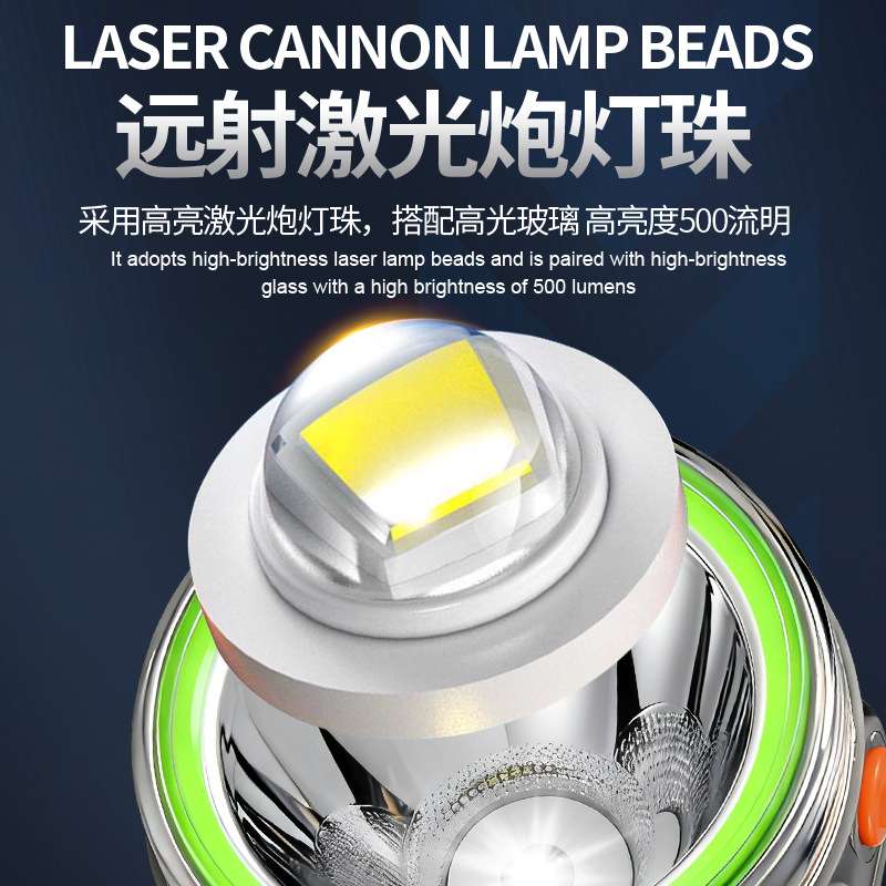头灯户外强光超亮远射大功率灯锂电户外探洞登山超长续航矿灯头灯