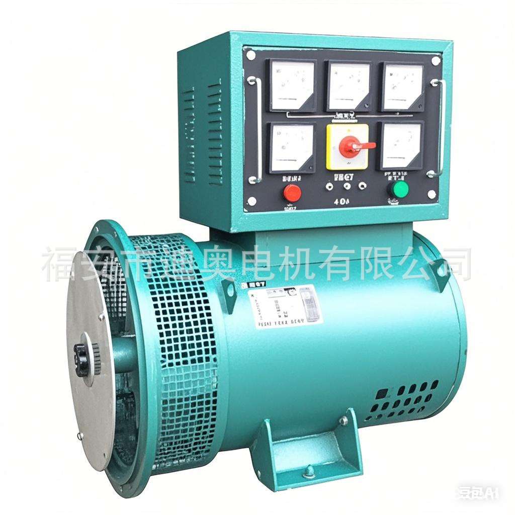 福安发电机STC-30KW三相交流同步发电机单支点单轴承图片