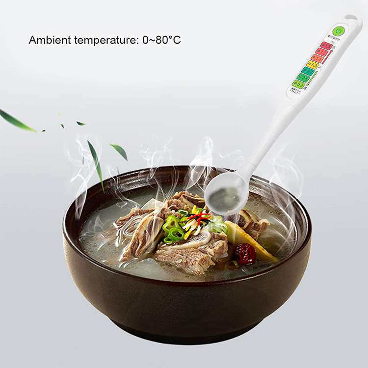 勺子电子咸度仪盐分厨房菜汤食品盐份计养殖鱼池盐分测量器浓度计