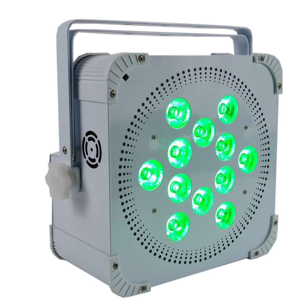 跨境12x18W高亮度LED灯珠 灯光六色合一 带电池无线Battery Par