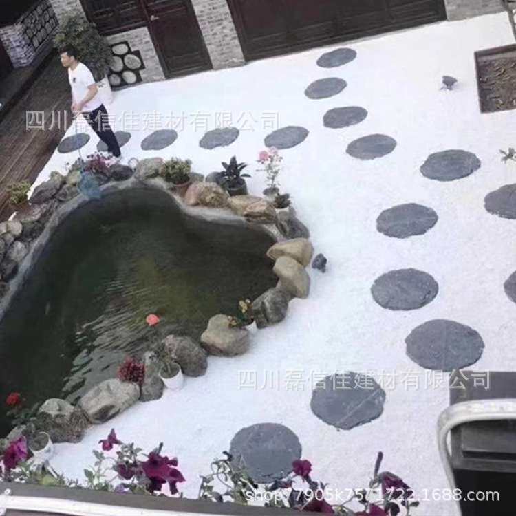 天然青石板汀步园林景区别墅防滑草坪不规则庭院花园踏步文化石砖