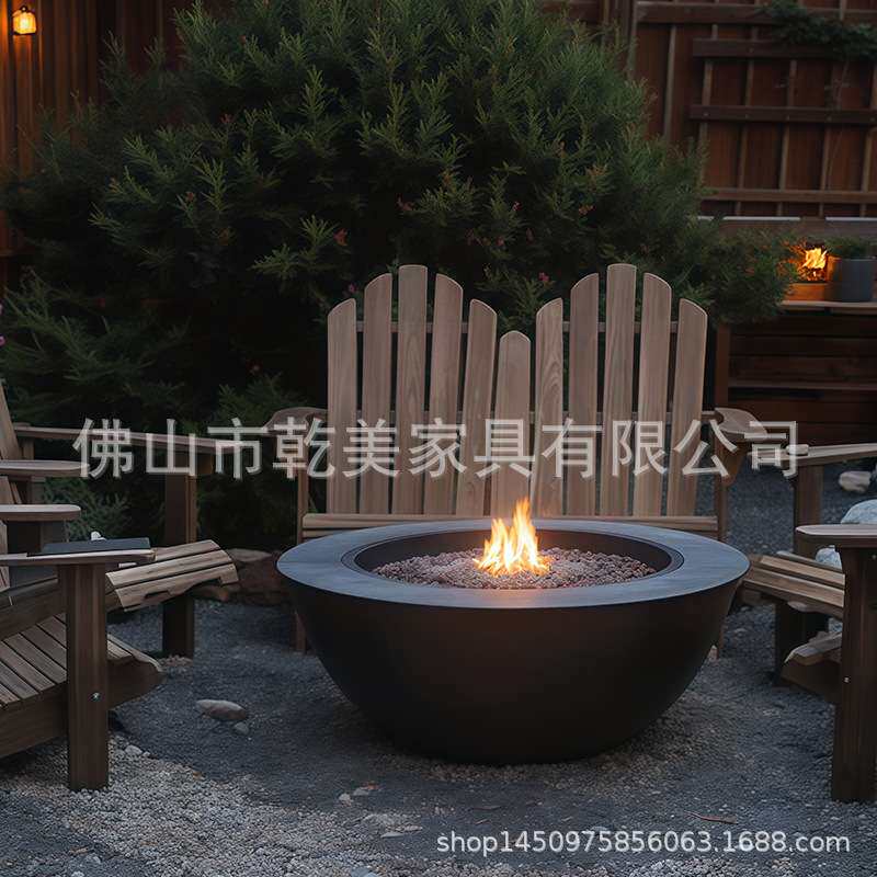乾美真火燃木酒精壁炉户外露营高端防水真火仿真火装饰取暖壁炉