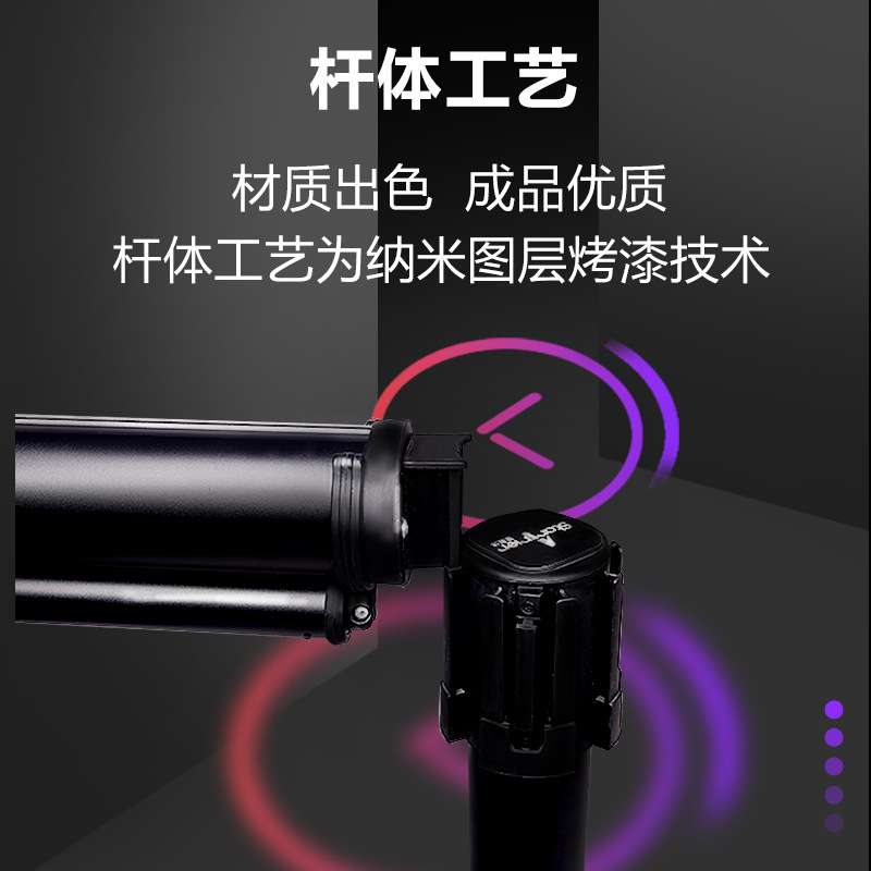机场广告一米线围栏铝合金伸缩广告布栏杆座户外活动屏障围挡