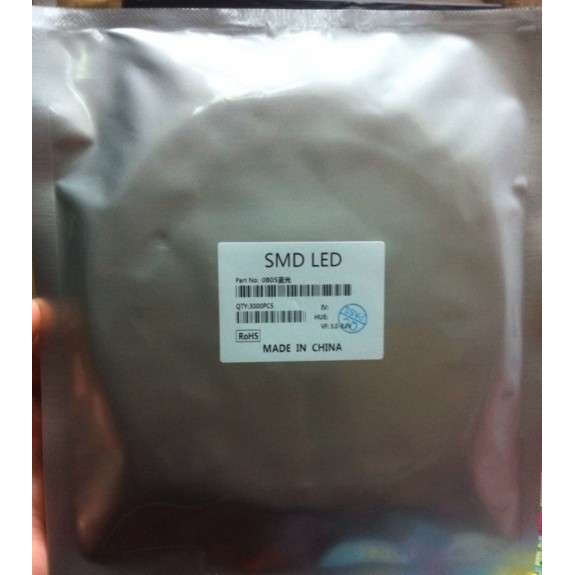 0805暖白光  SMD贴片灯珠  2012高亮暖黄色3000K  LED发光二极管