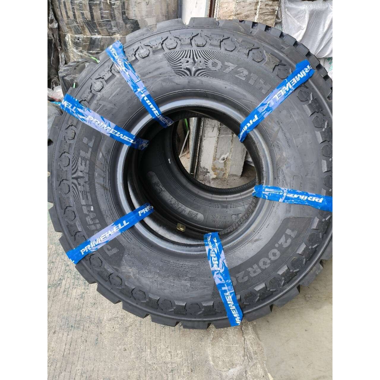 佳安Primewell 1200R20 20PR花纹PAO721H全轮位轮胎耐用工程车