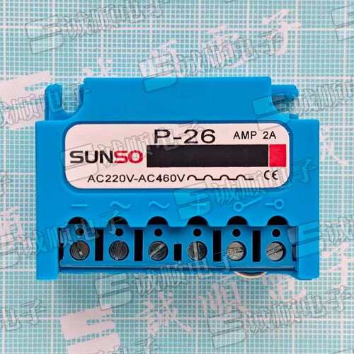 SUNSO 整流器 P-26 AMP 2A AC220- 460V电机刹车整流器
