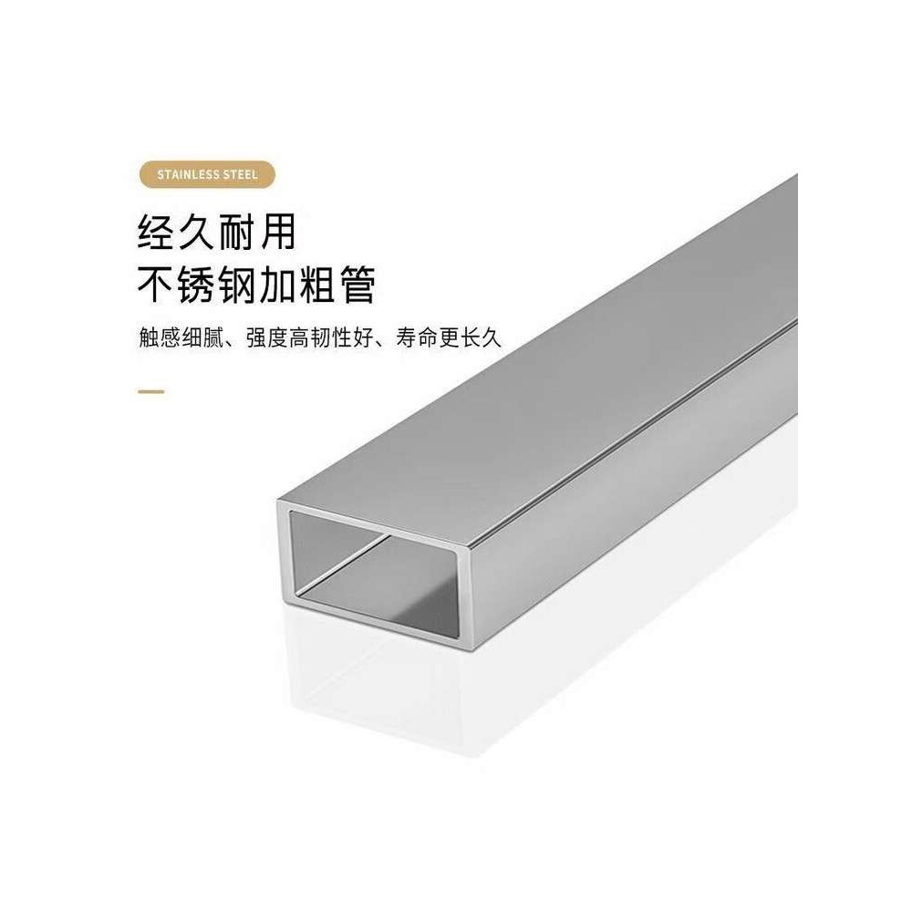 加厚不锈钢方管15*30手机挂钩配件服装店横杆a柱货架扁管方通横梁