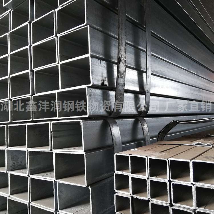 湖北武汉现货热镀锌方管Q355B钢材型材无缝矩管方通Q235B冷弯空心