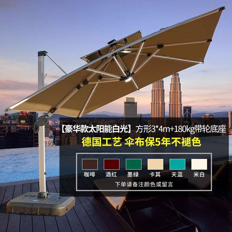 别墅摆摊广告伞太阳伞超大室外阳台遮阳伞伞庭院花园罗马户外雨伞