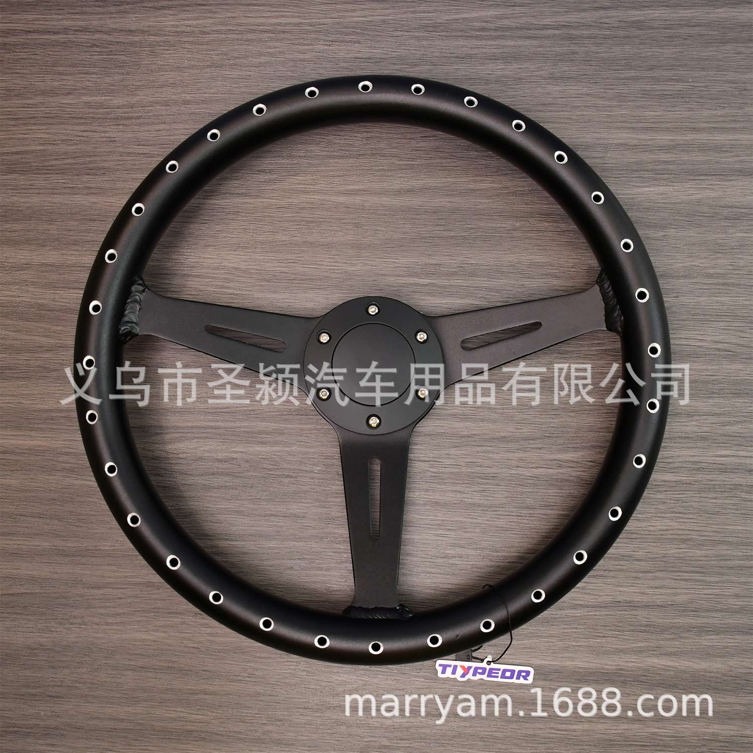 个性洞洞方向盘350mm14寸全铝金属汽车改装方向盘设计感