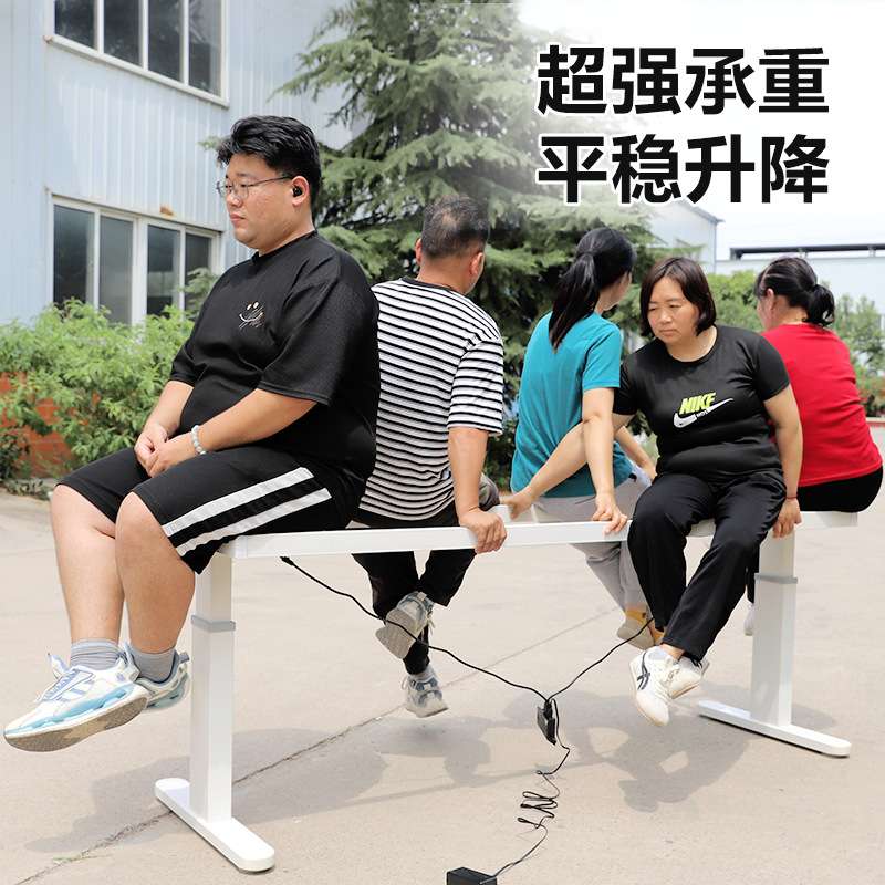 源头工厂 电动智能升降学习桌钢架办公升降桌架可调节电竟桌