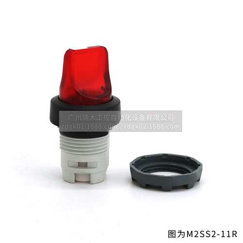 ABB M2SS二位置选择开关操作头部（带灯型）M2SS1-11R;10054908