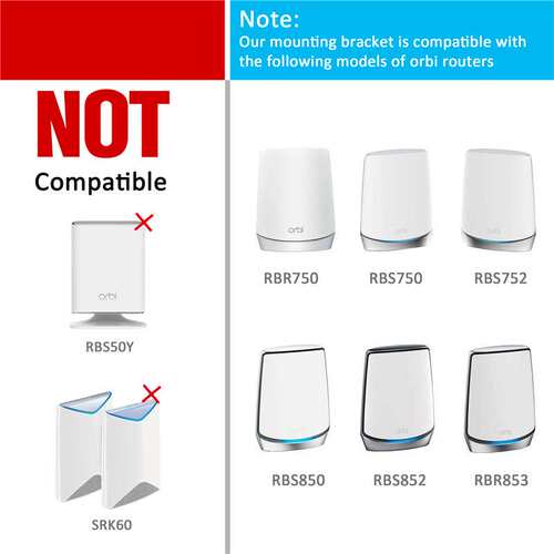 适用Netgear路由器Orbi RBKE963 850 852 853 750 752铝合金支架