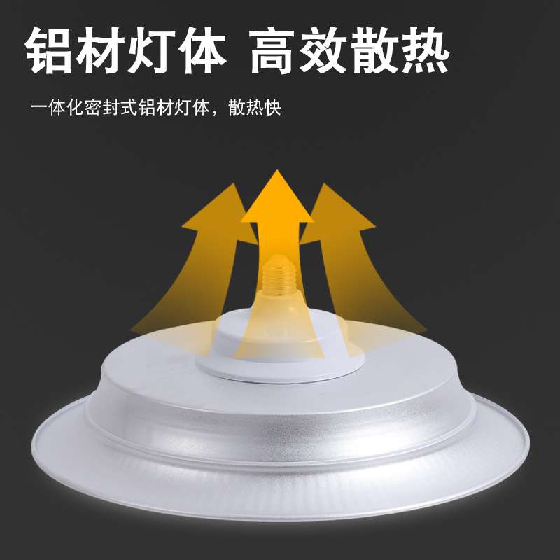 led三防工矿吊顶灯泡大功率200w超亮工厂房灯仓库车间照明吊链灯