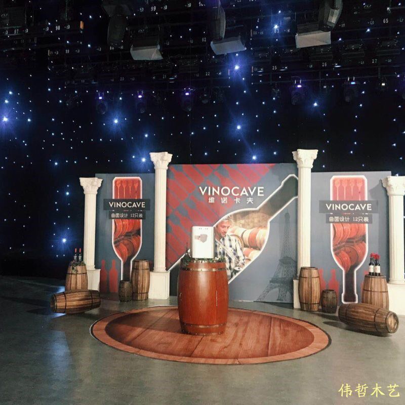 婚庆道具橡木桶酒桶装饰摄影啤酒桶葡萄酒桶摆件婚礼布置森林系