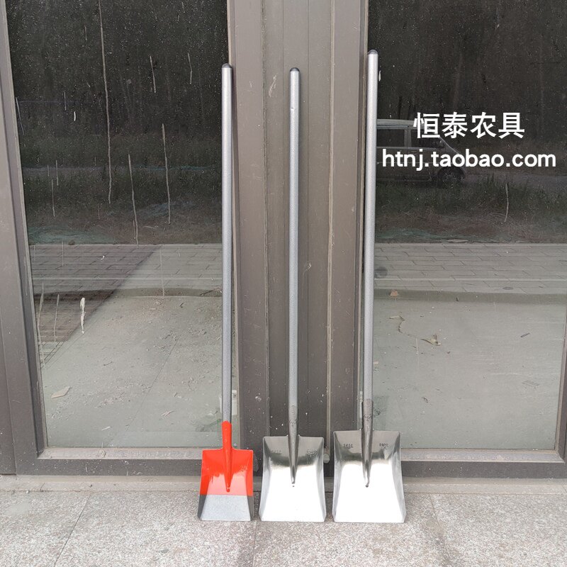 铁锹农用尖锹方锹煤锹平头圆头淬火锰钢铲子小锹头挖土沟铁柄铁掀图片