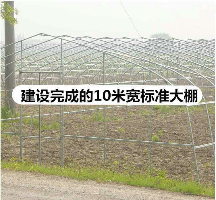 热镀锌温室大棚骨架热浸锌钢管蔬菜钢架养殖种植椭圆管包塑管配件