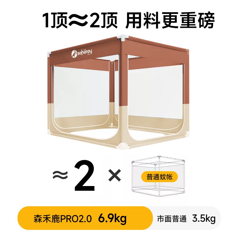 蚊帐防摔一体式儿童婴儿专用2026年家用卧室全包防止掉床新款纹帐