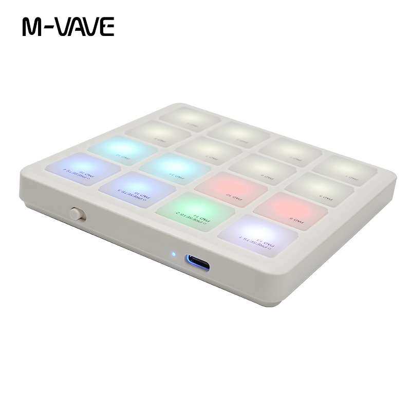 MIDI打击垫便携式DJ音乐RGB编曲专业键盘控制器