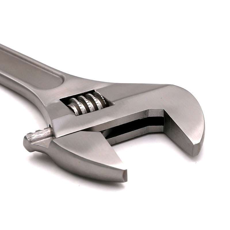 TOOLTIME图泰不锈钢活扳手304防磁耐腐蚀工业不锈钢活动汽修扳手