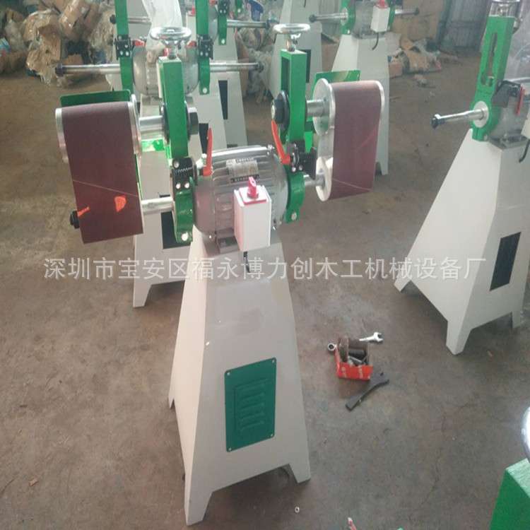 MM2415海绵轮砂光机 卧式双头抛光机 木工砂光机 工艺品砂打磨机