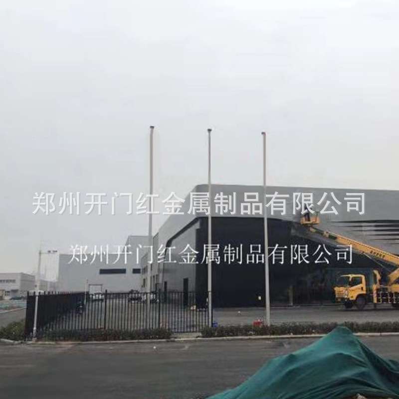 厂家定 制不锈钢旗杆 广场广告公司酒店升降旗杆多尺寸锥形旗杆