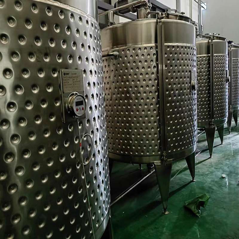 500-5000L果酒发酵讙 带温控+搅拌 适用葡萄/梅子/荔枝酒加工设备