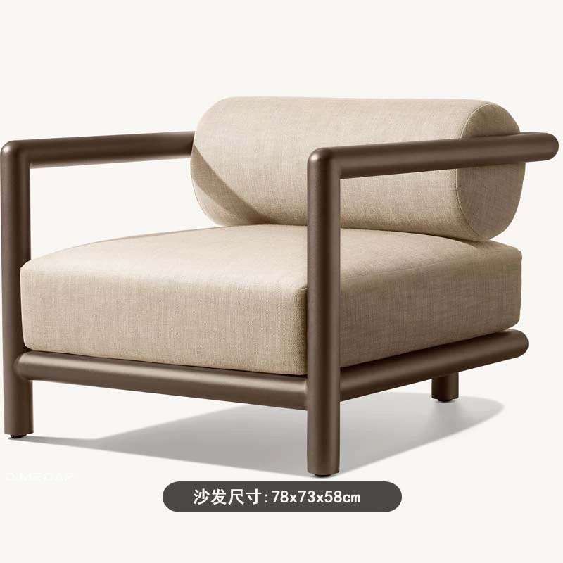 游牧铝制RH高端沙发防水防晒沙发户外花园酒店露台别墅庭院