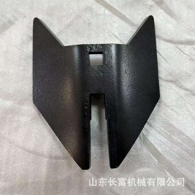 耘锄犁尖双刃口松土铲农机配件耘锄犁尖铲微耕机松土铲犁铲松土器