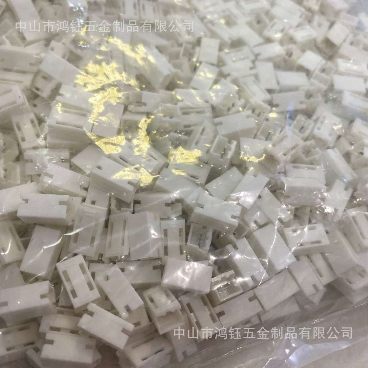 2P双头端子散装两位三位连接线 条形针座连接器端子LED灯板转接头