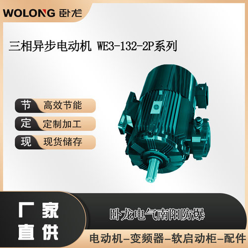 三相异步电动机 WE3-132-2P系列 南阳防爆厂家直供 口碑好 应用广