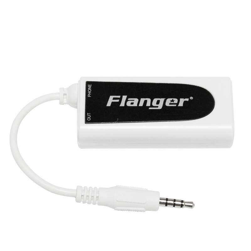 FLANGER弗兰格FC-21手机连接器吉他贝斯音箱电鼓钢琴乐器转换器线