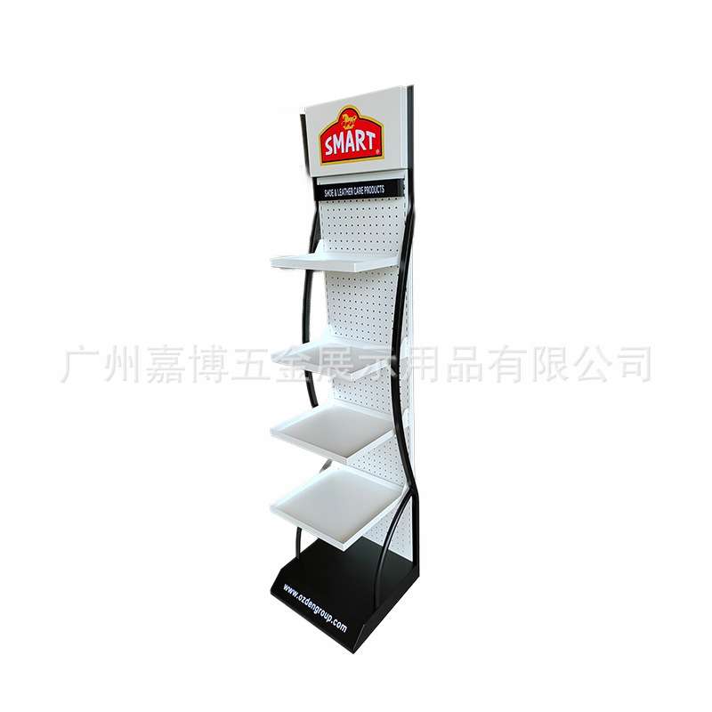超市便利店洞洞板货架文具店饰品店小商品挂钩单面陈列收纳展示架