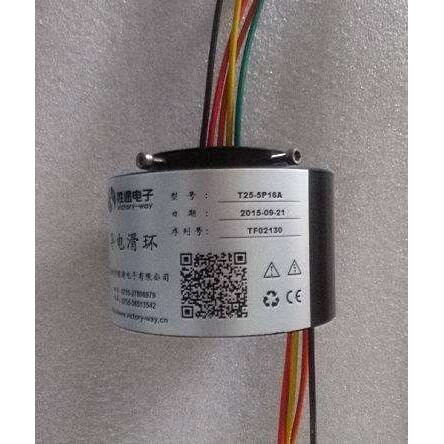 微型气动组合滑环 自动化转台用12路信号滑环 高密封防泄露设计