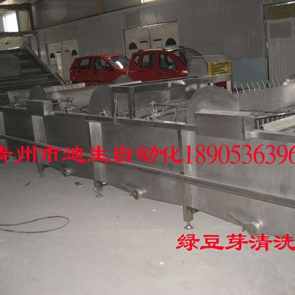 黄绿豆芽清洗机 豆芽去壳机器去皮机器 全自动水洗去壳设备