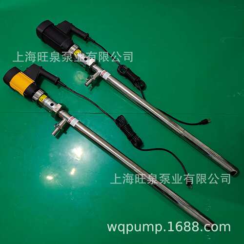上海旺泉HD-EX2-V+SS316L-1000HV250-VT高粘度插桶泵、螺杆插桶泵