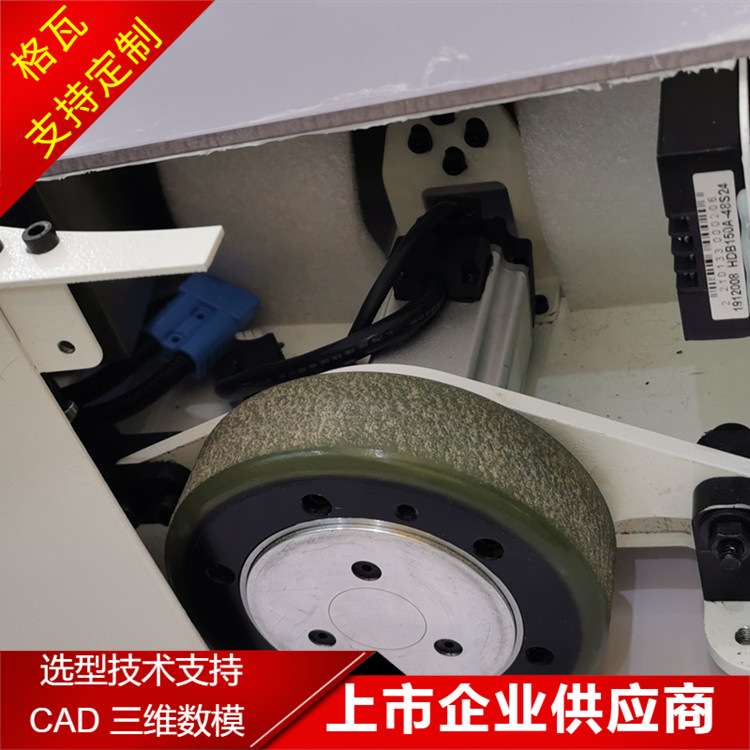 格瓦直流伺服减速电机驱动轮一体 智能移动机器人 轮径160差速轮