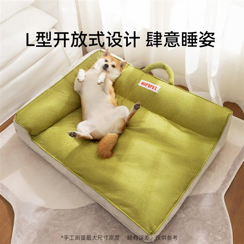 狗窝四季通用全可拆洗防水狗窝中大型犬狗狗垫子睡觉用睡垫防撕咬