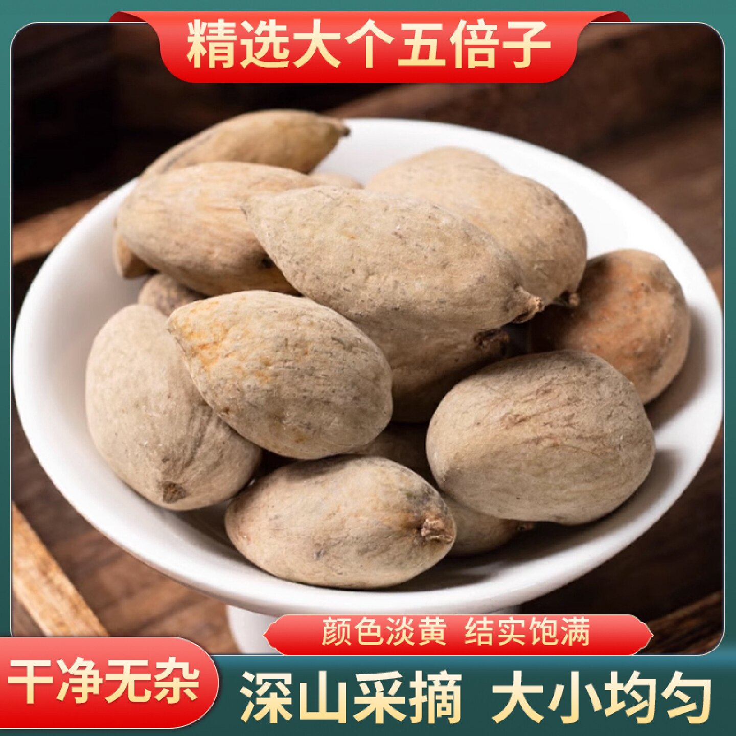 五倍子中药材正品500g深山五贝子百虫仓肚倍蛇床子五倍子粉旗舰店