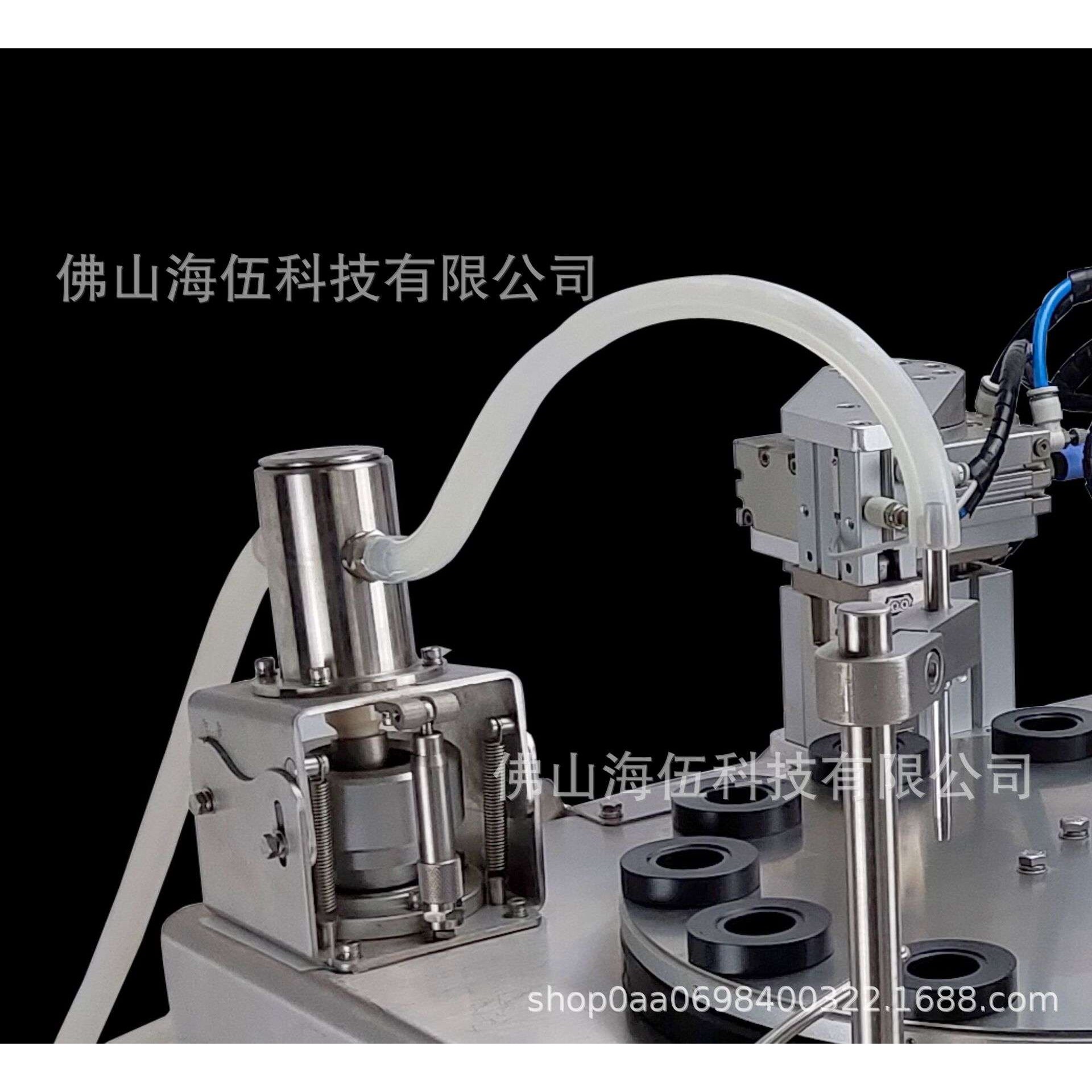 精华素原液小安瓶全自动灌装旋盖机 玻璃瓶水光针液体灌装压塞机