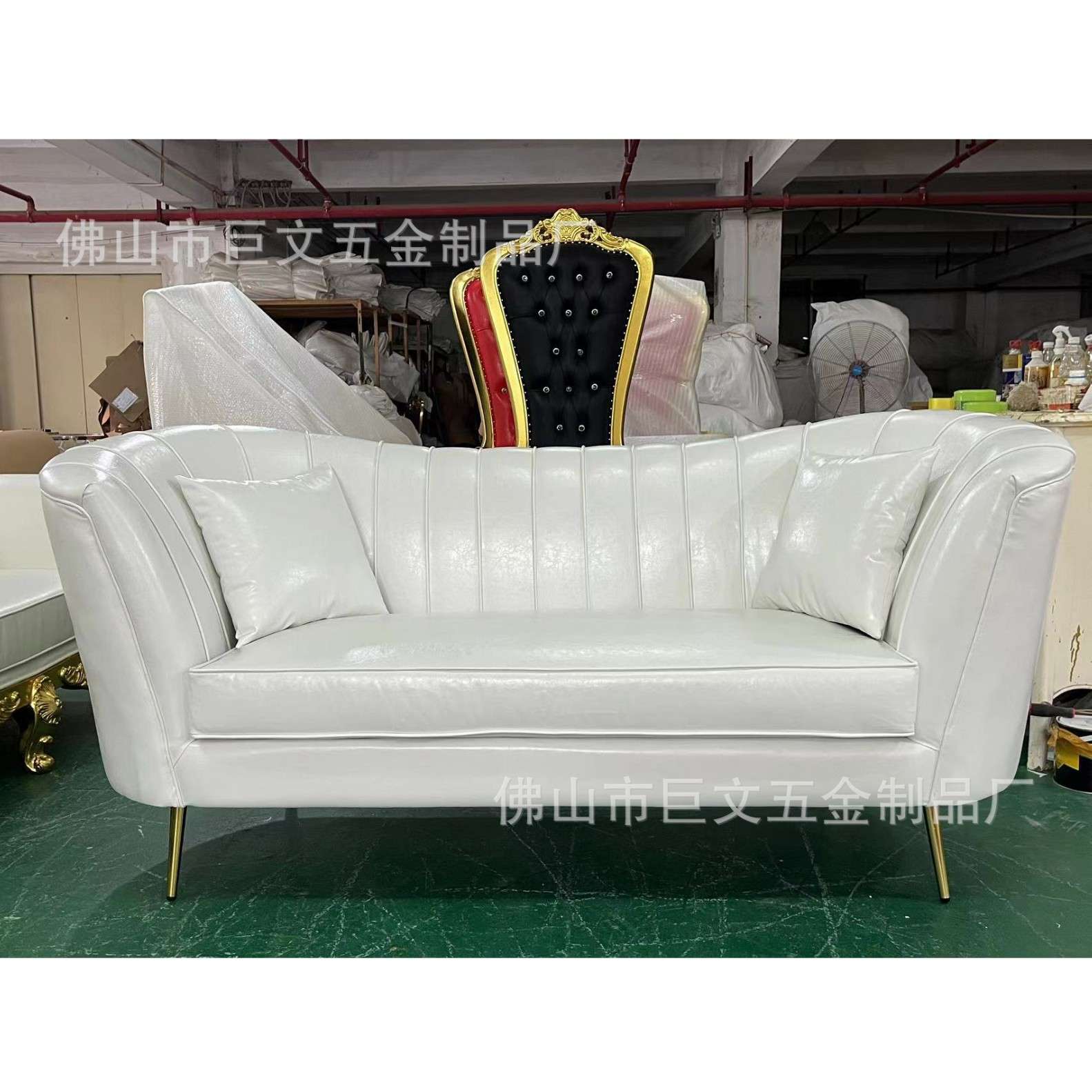 丹麦进口亚麻面料 手工绗缝菱形纹轻奢沙发 酒店客厅组合云栖坐感
