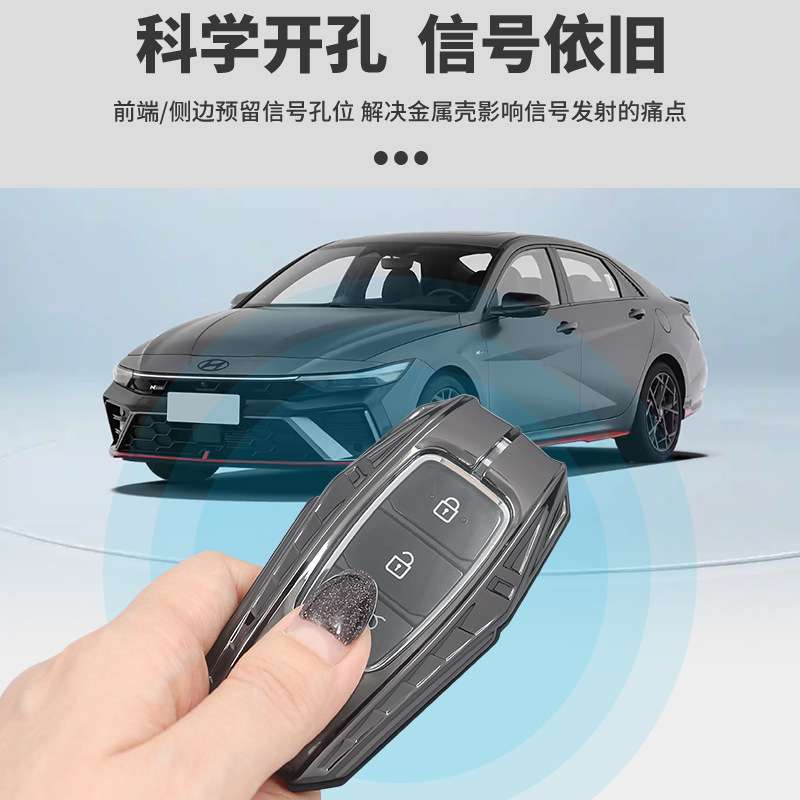适用现代伊兰特钥匙套库斯途索纳塔帕里斯帝汽车专用保护壳扣男女图片
