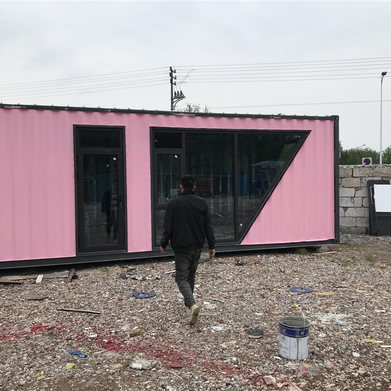 住人豪华活动板房集装箱房子移动房屋民宿轻钢别墅简易房组装搭建图片