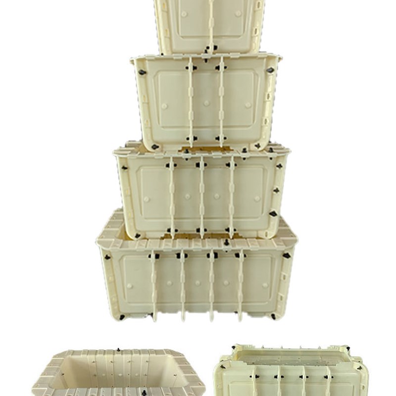 水泥现浇花盆模具加厚四角马槽长方正方形园艺盆景树桩园林塑料